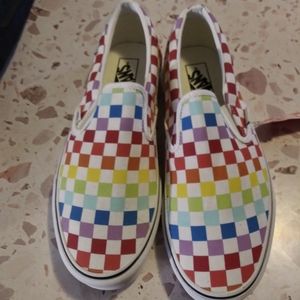 Van Rainbow Sneakers Size 11